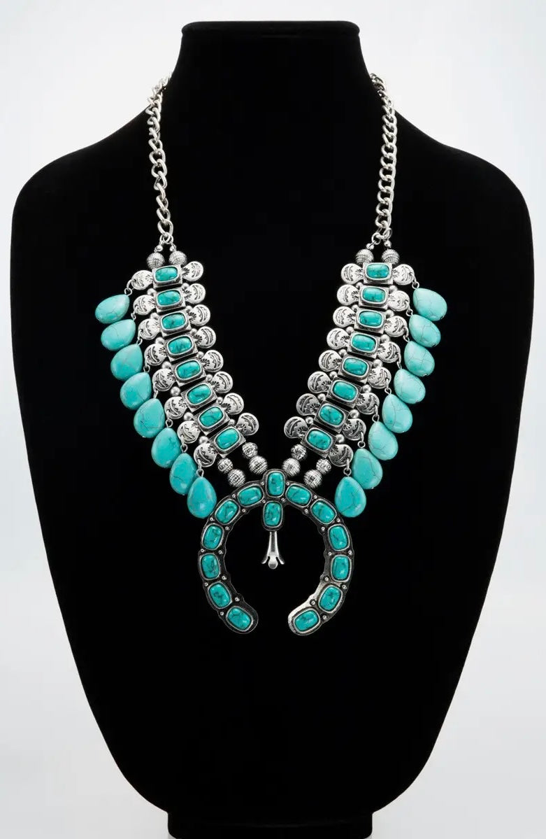 Carolina Squash Blossom Necklace