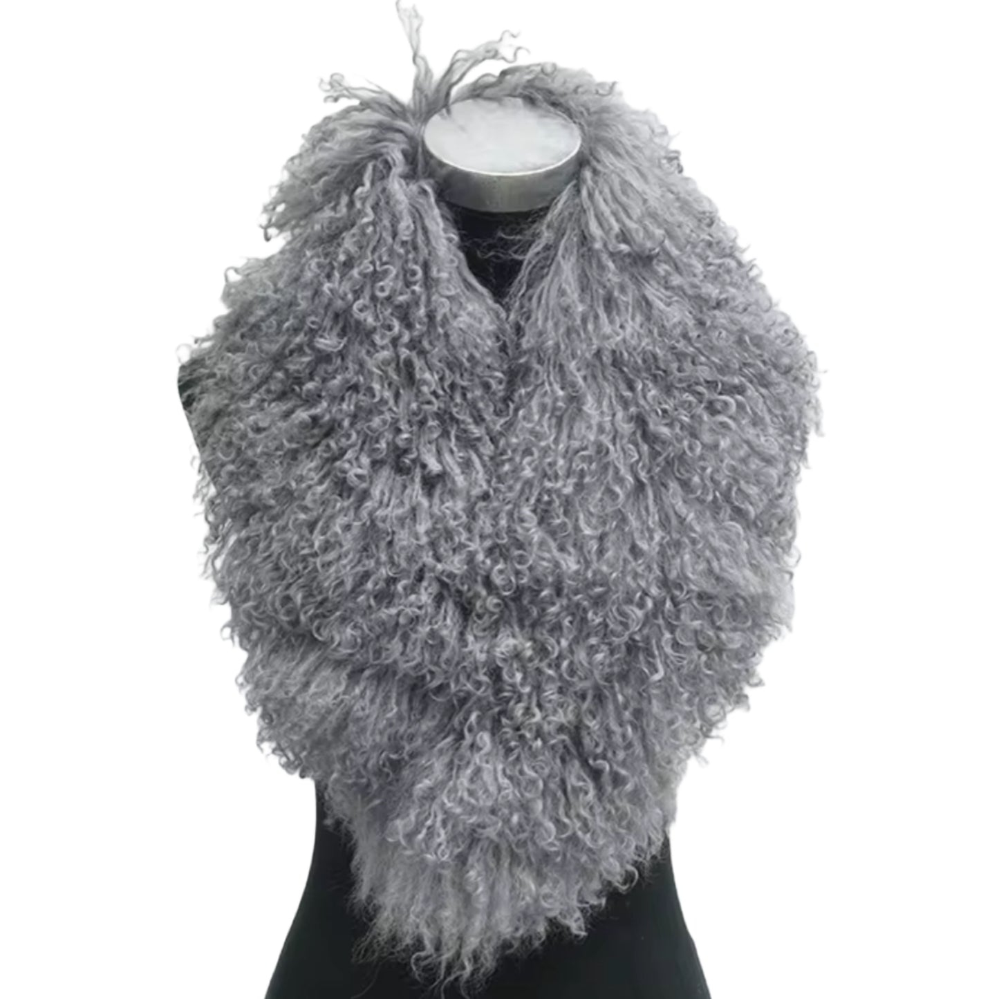Alpine Fur Collar - Silver