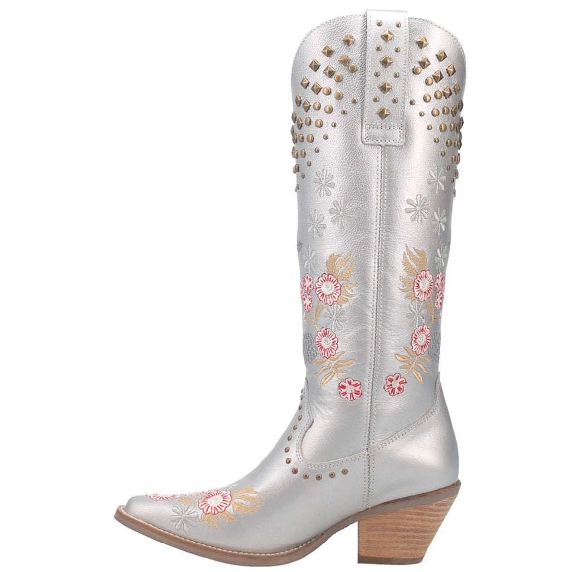 Poppy Boot in Silver