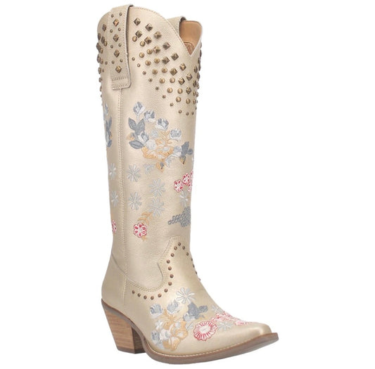 Poppy Boot in Gold