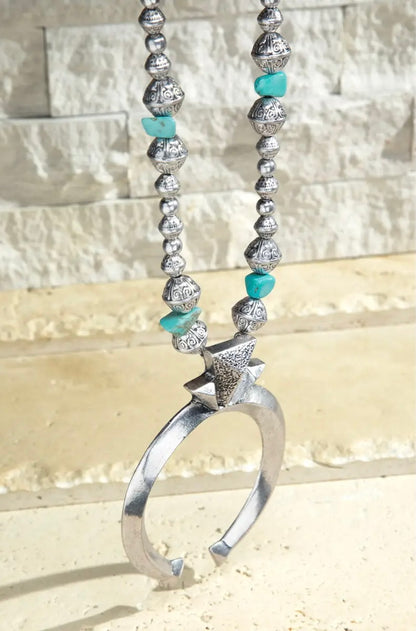 Magnolia Squash Blossom Necklace
