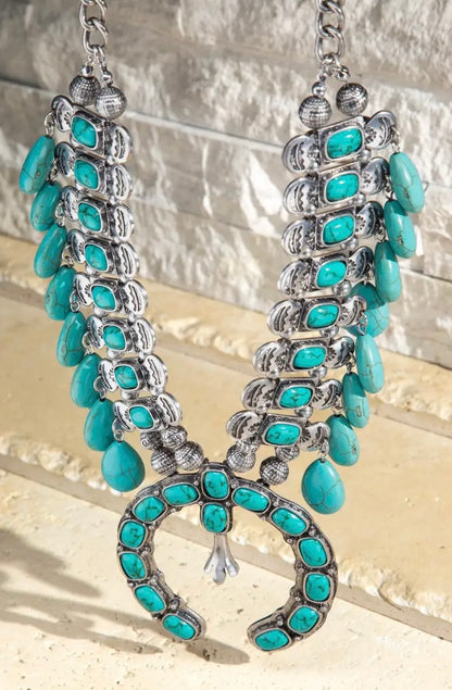 Carolina Squash Blossom Necklace