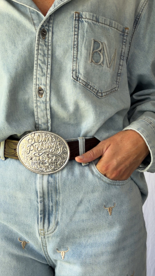 Slim Pickings Signature Buckle