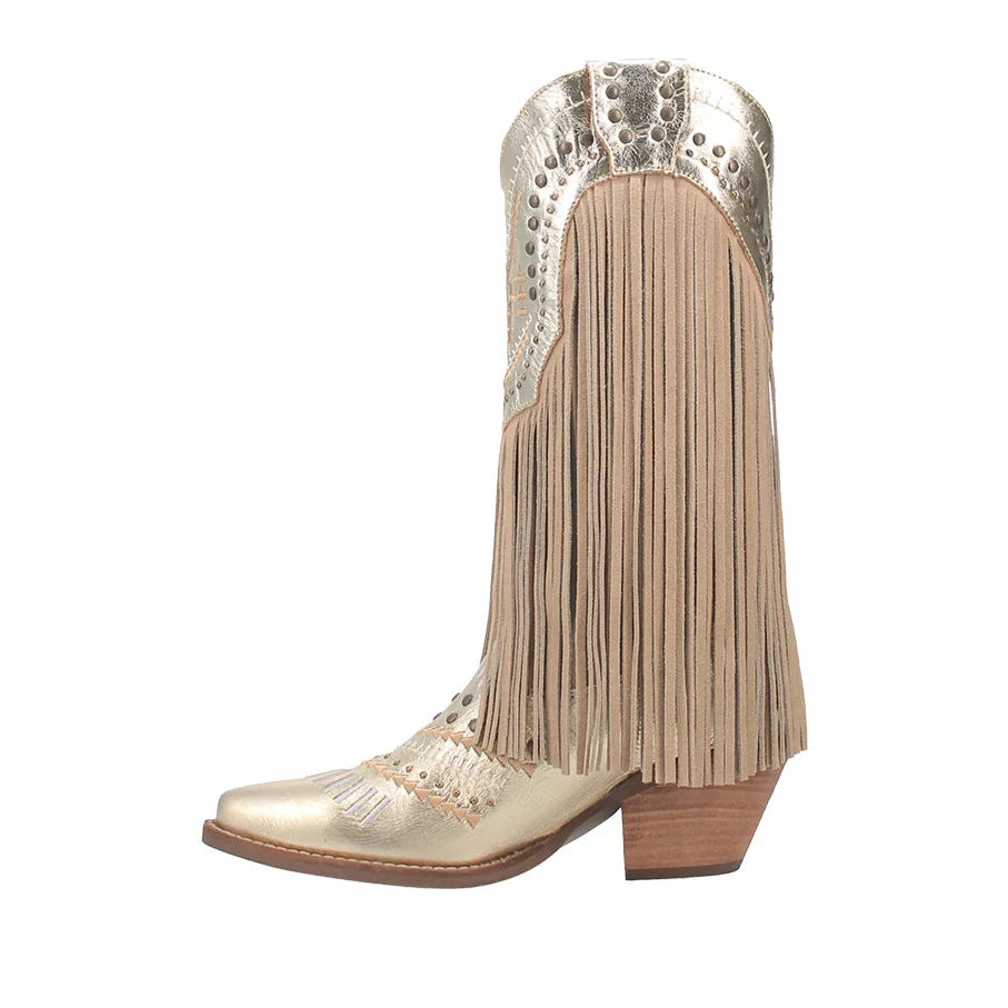 Gypsy Boot in Gold