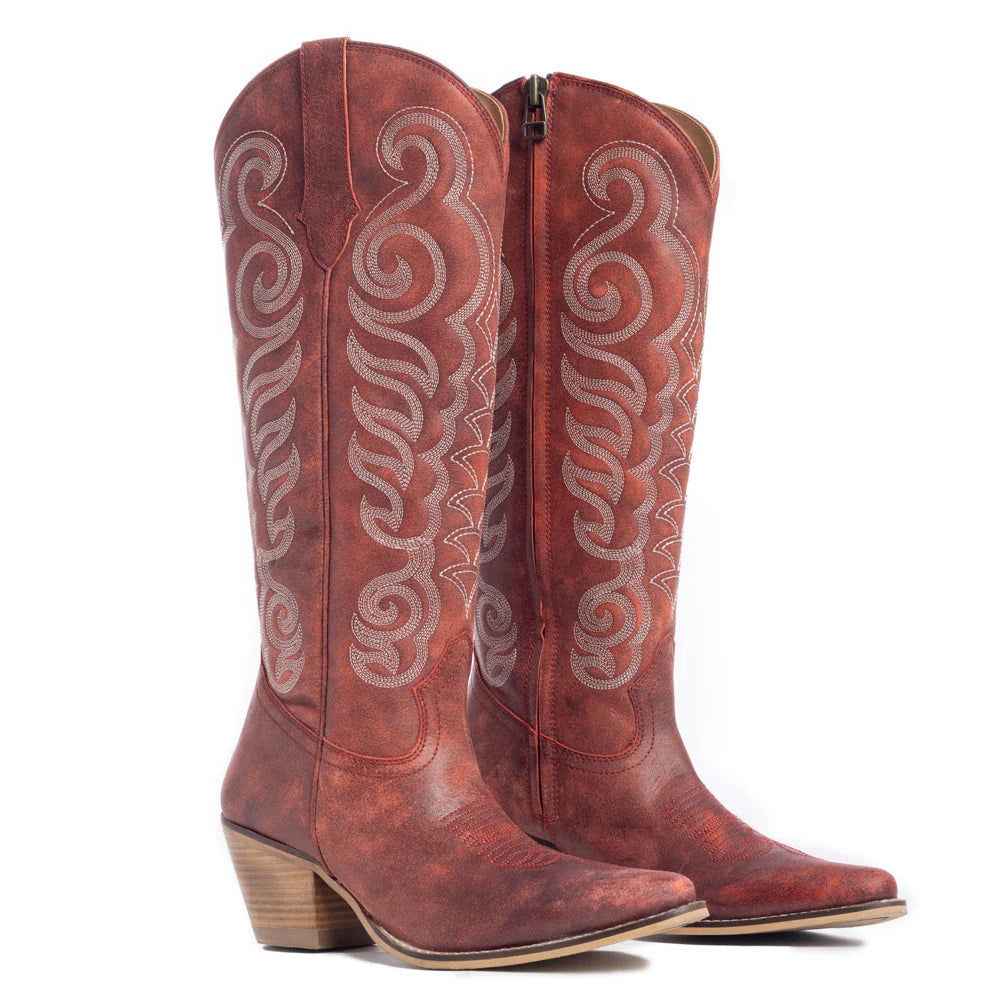 Nalejandra Boot - Red