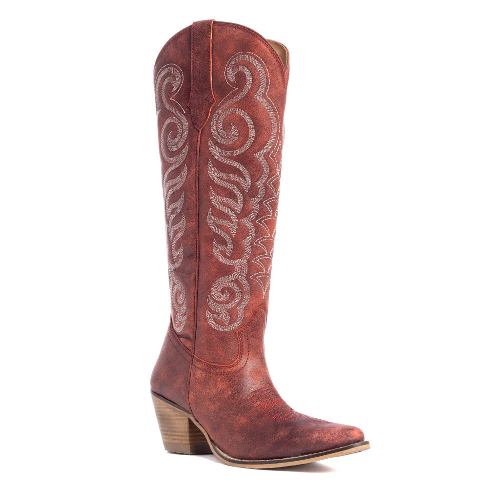 Nalejandra Boot - Red