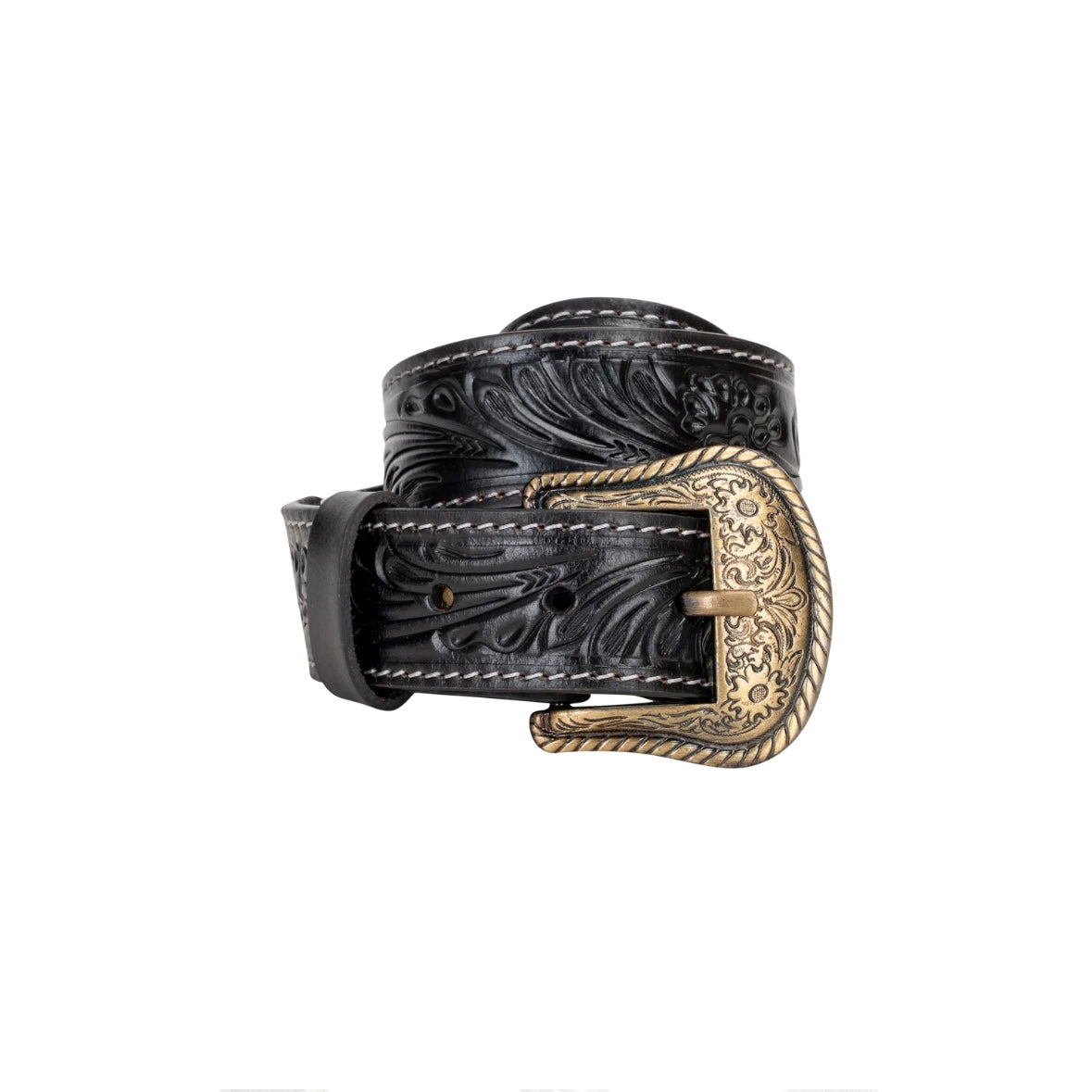 Boddington Tooled Belt - Black