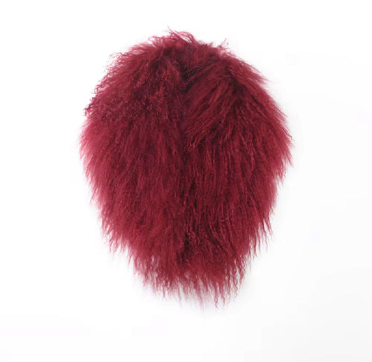 Alpine Fur Collar - Wine