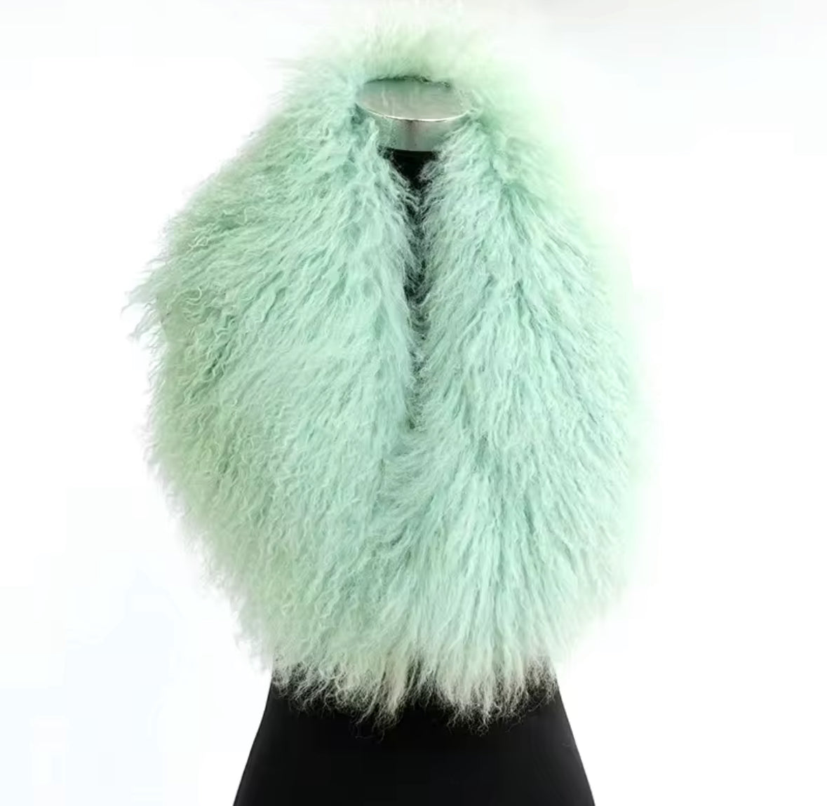 Alpine Fur Collar - Mint