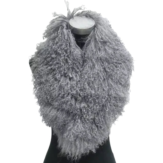 Alpine Fur Collar - Silver