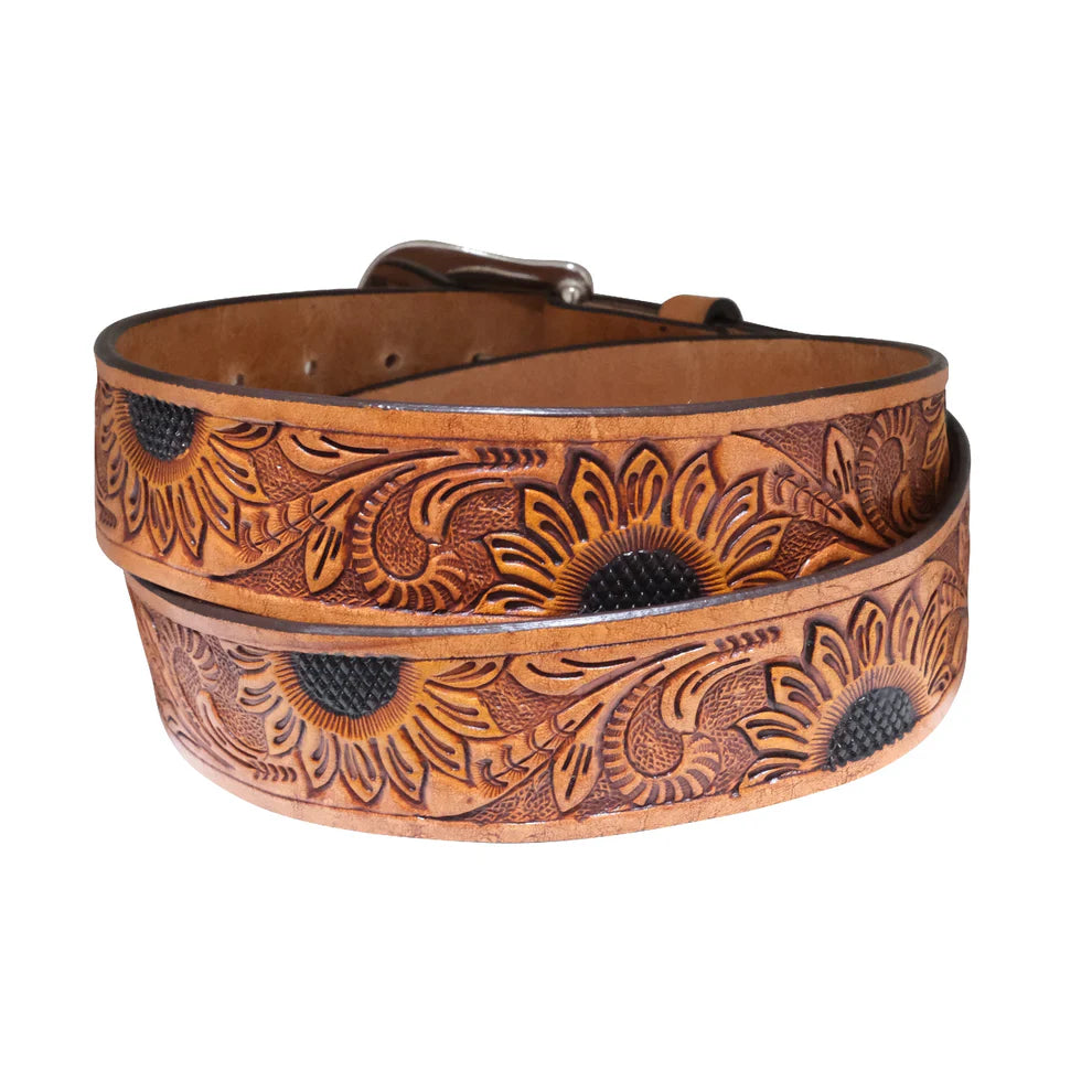 Sepia Sunflower Belt