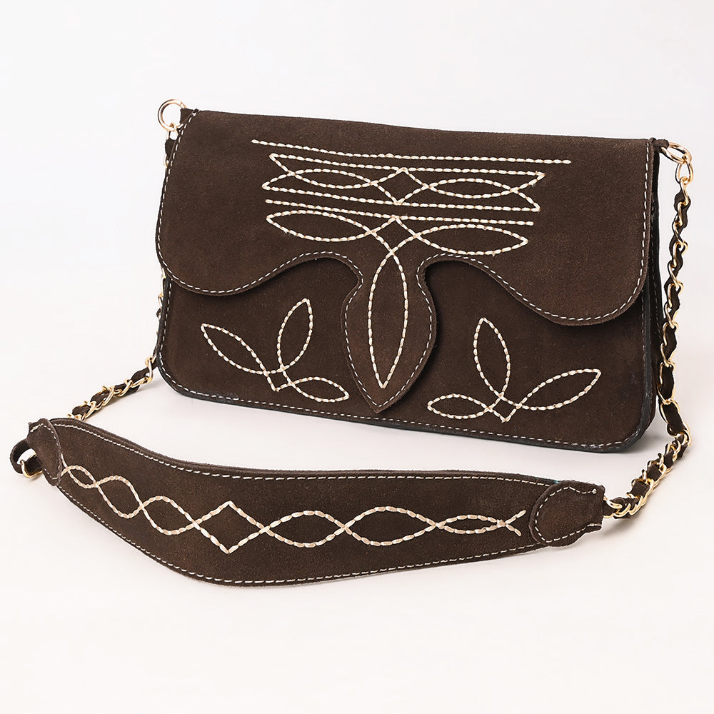 Sadie Saddle Bag - Chocolate