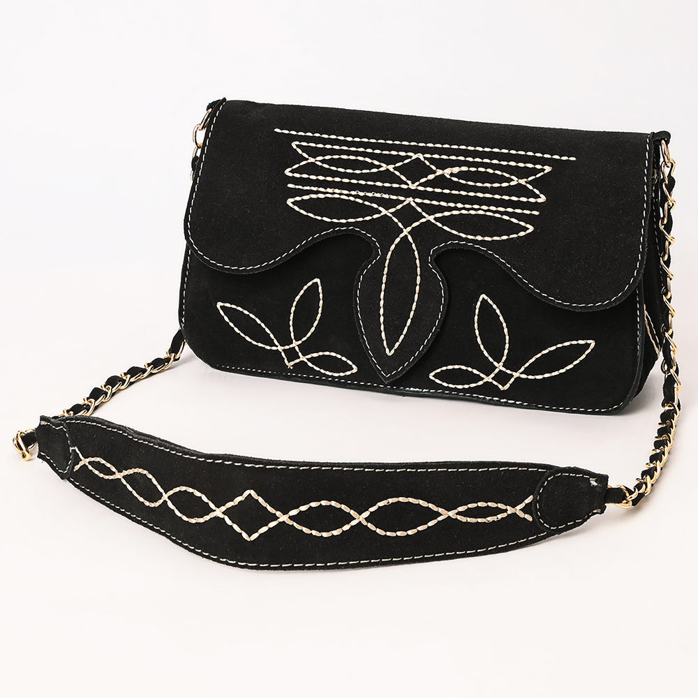 Sadie Saddle Bag - Black