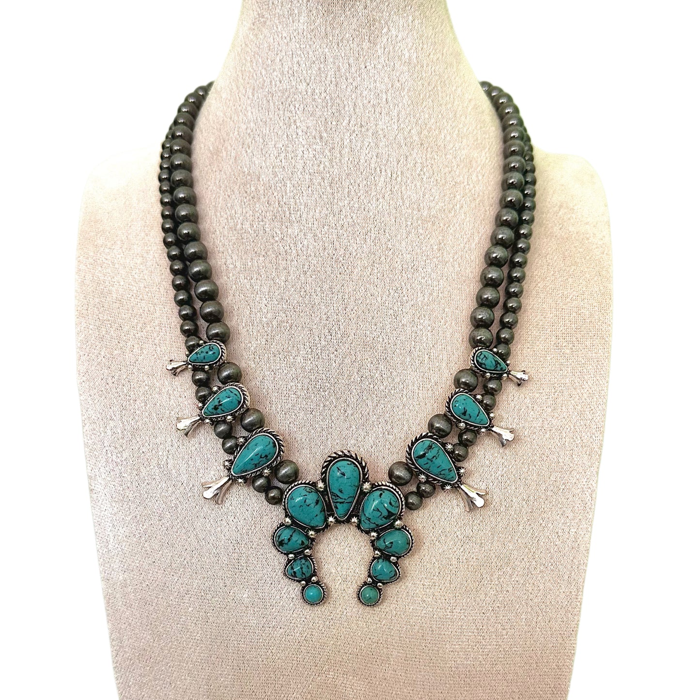 Carolina Squash Blossom Necklace